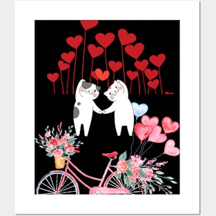 valentine cute valentine day gift Posters and Art